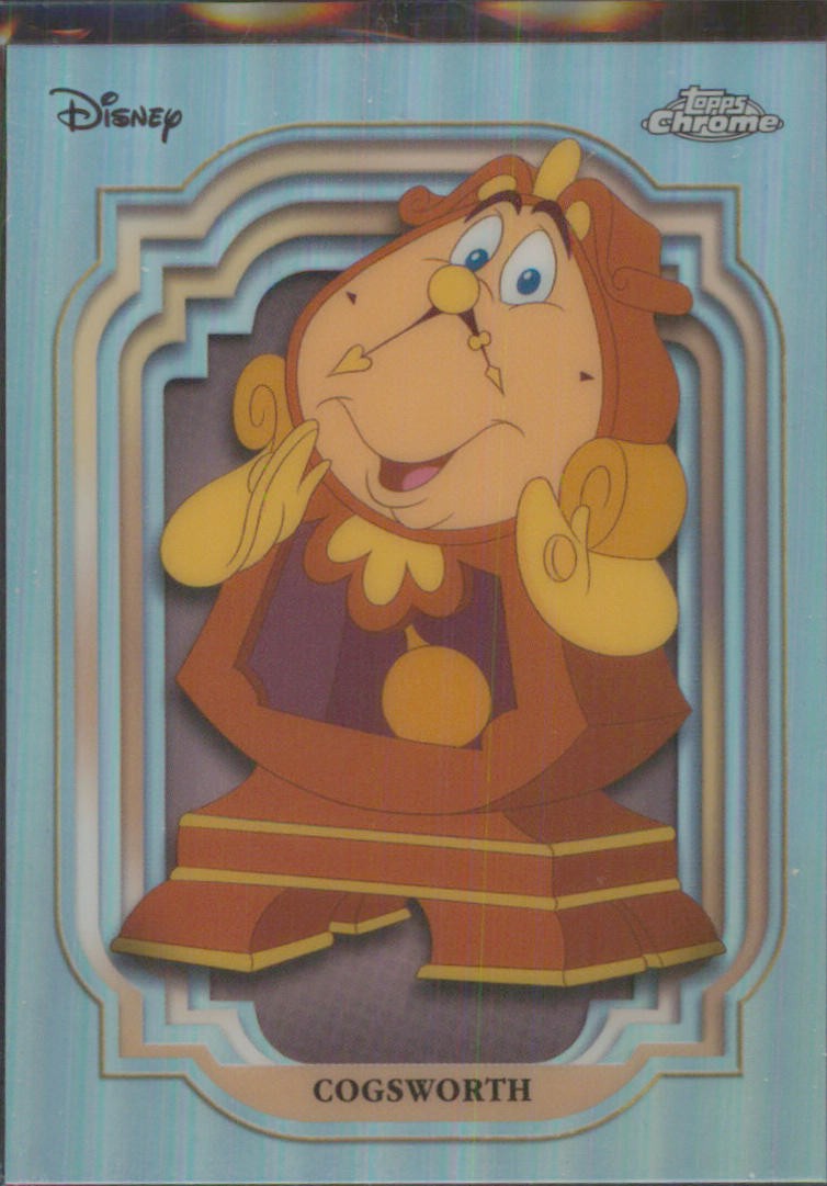 2024 Topps Chrome Disney #53 Cogsworth Refractor