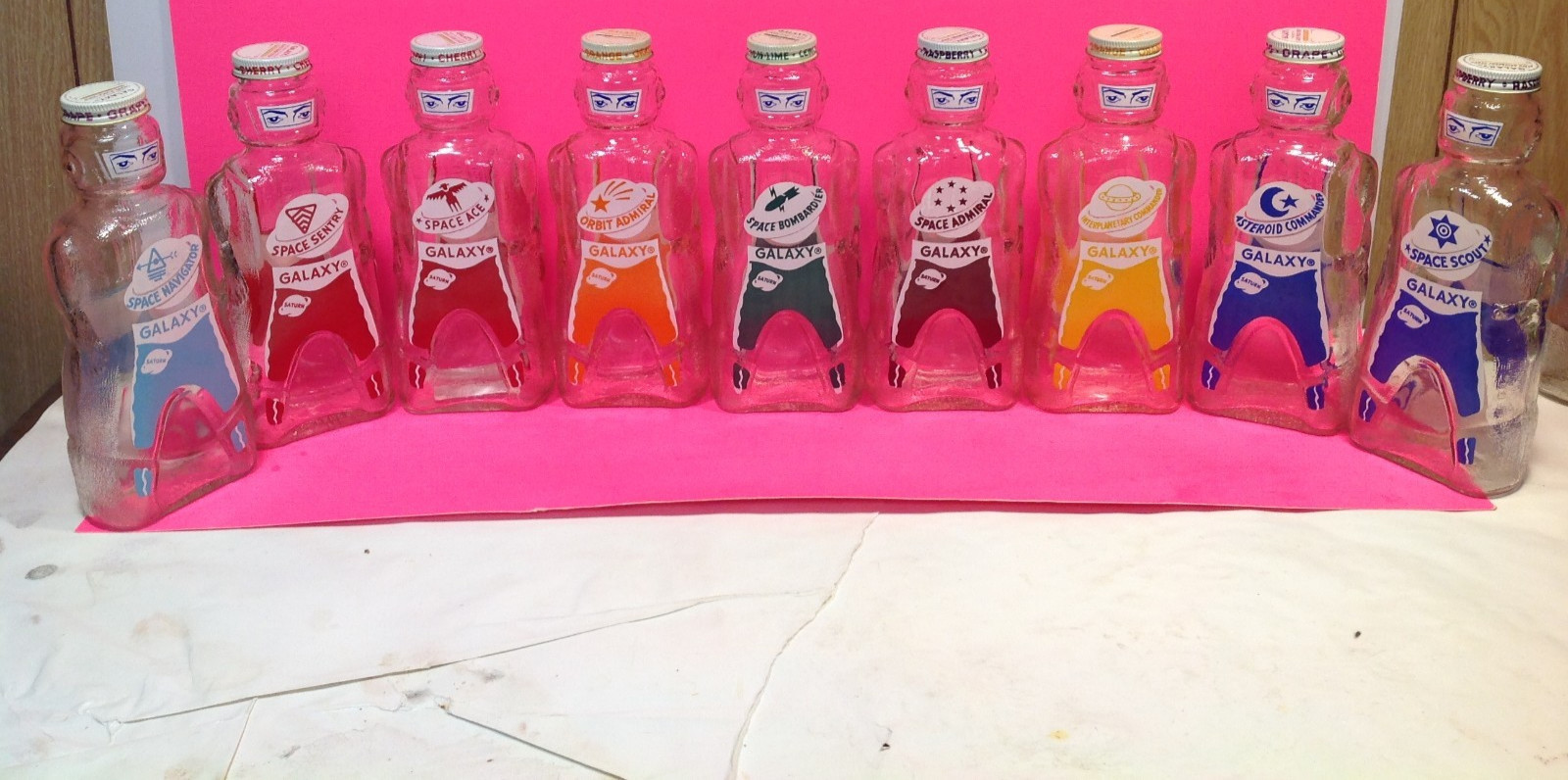 Galaxy Space Man Syrup Bottle & Coin Bank in 9 available colors