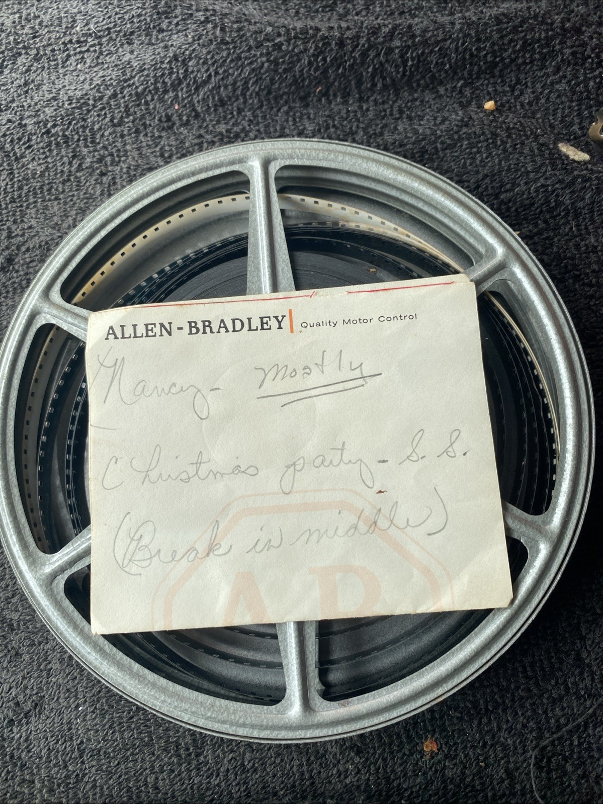Vintage 1940S-50s Allen Bradley Christmas Party On 8mm Film