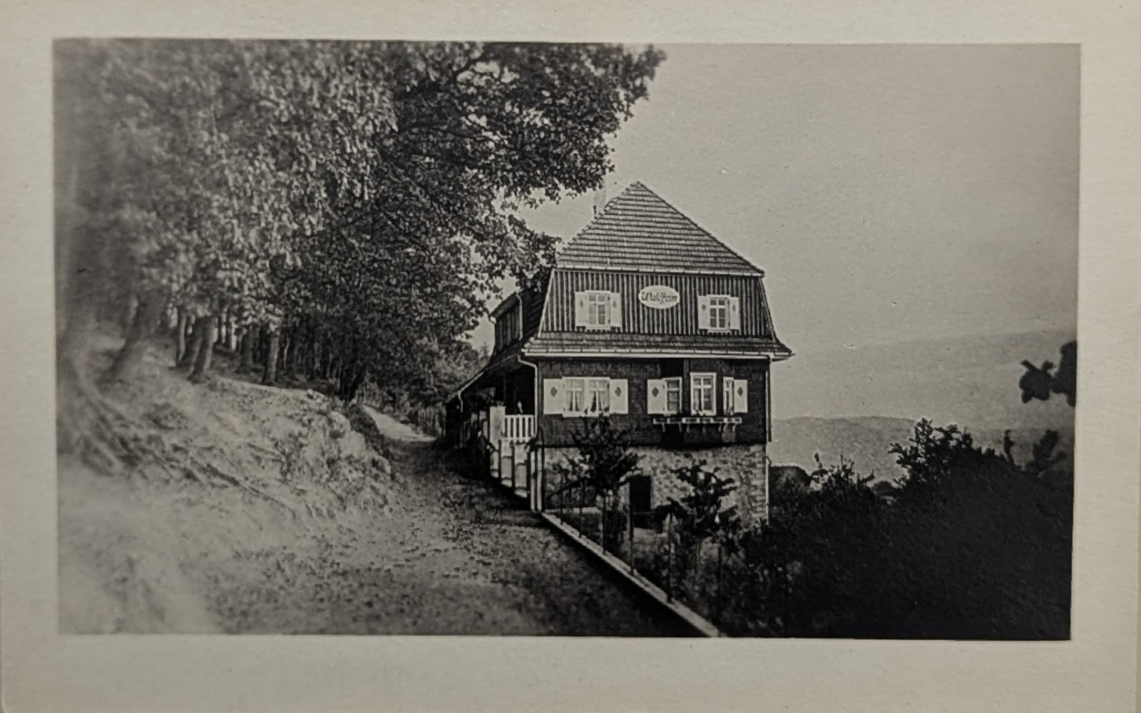 Vintage RPPC Waldheim Hillside Lodge Postcard 1918-1930 AZO Real Photo