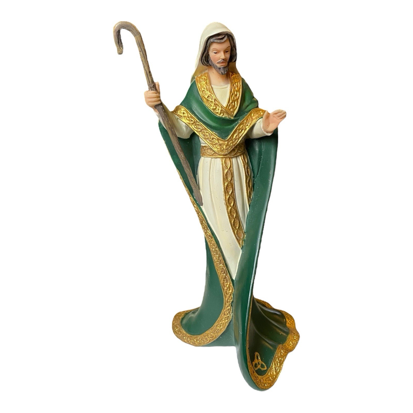 Hawthorne Village Irish Elongated Nativity Figurine - Adoring Joseph - Beautiful