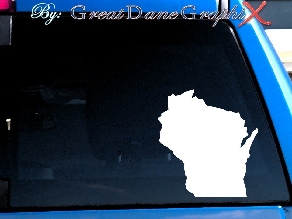 Wisconsin Home, Heart, Native, Roots, Proud, State - Vinyl Decal Sticker 