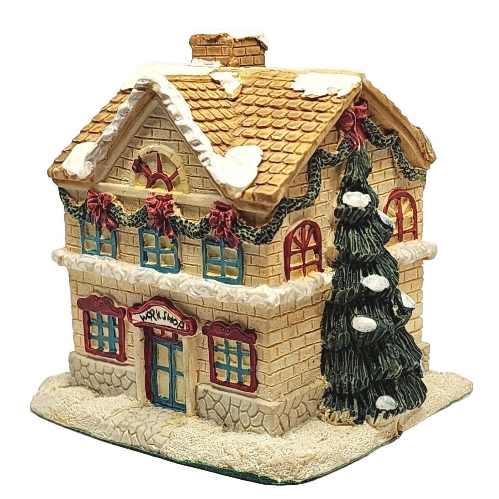 VTG Windsor Village Holiday House Collectibles Miniture Figures In OPEN HOUSE VTG Windsor Village Holiday House Collectibles Miniture Figures In OPEN HOUSE