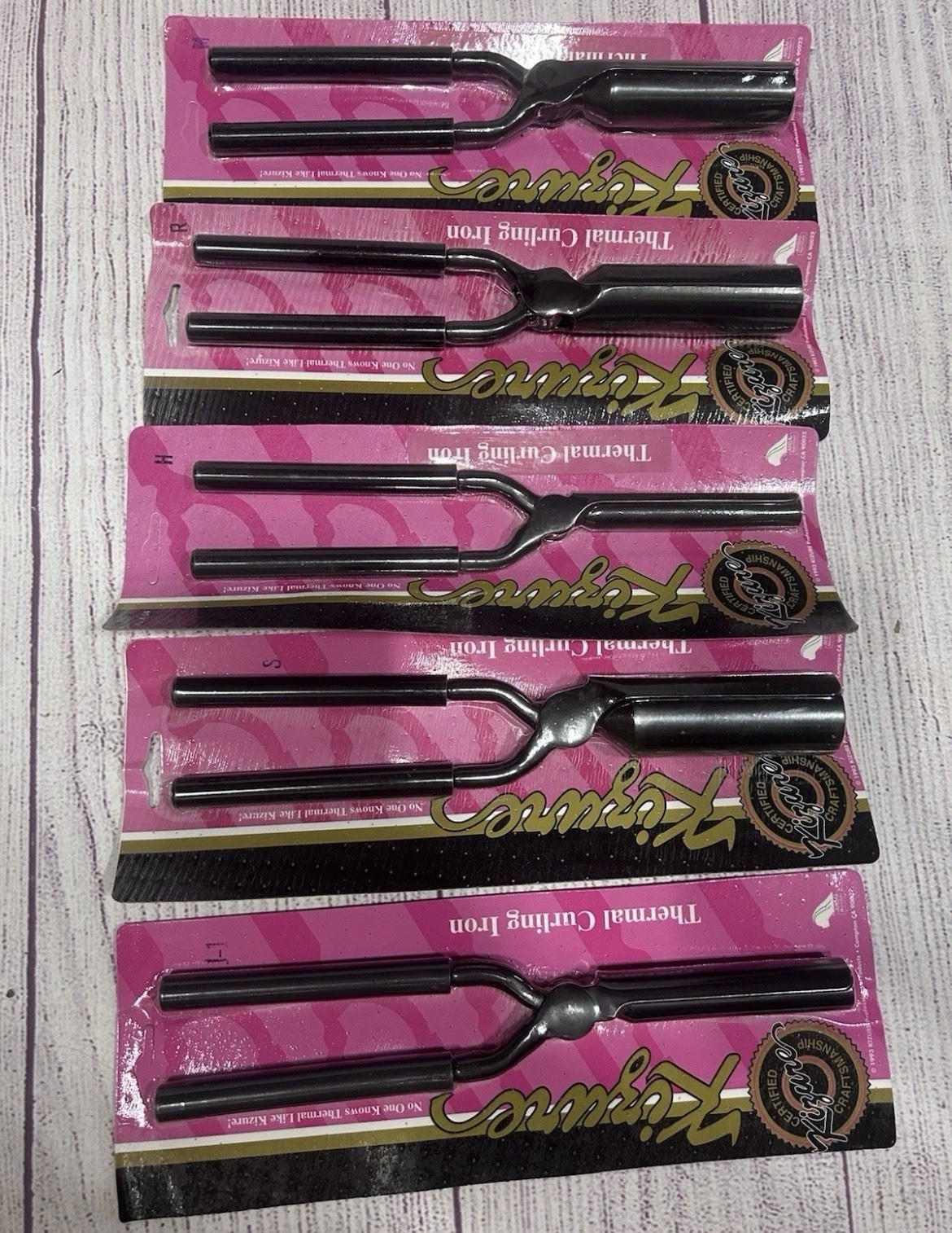 5pc.Vintage Kizure Professional Thermal Curling Irons ,barrels Only Marcel Irons 5pc.Vintage Kizure Professional Thermal Curling Irons ,barrels Only Marcel Irons