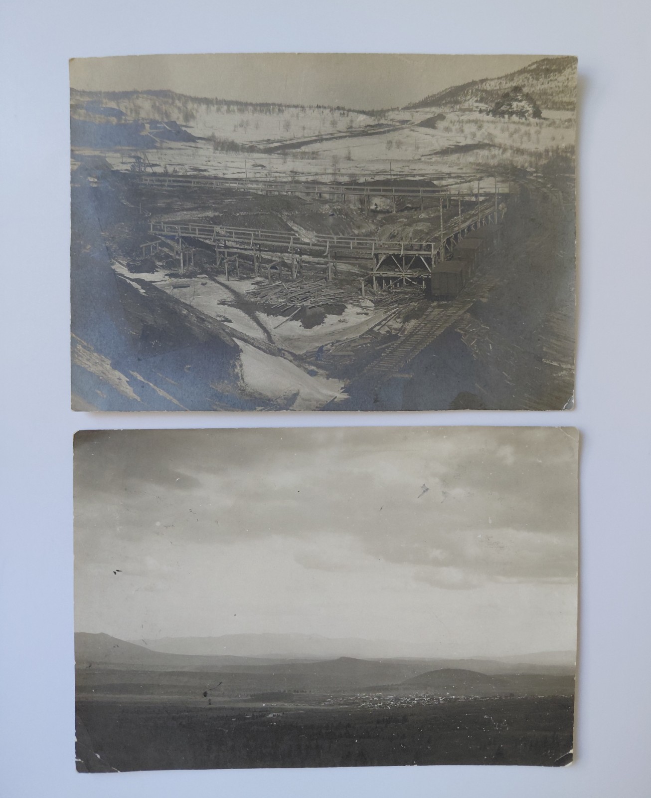1929 Bakal Ural Mine Railway Chelyabinsk USSR Mining 2 Original Photos