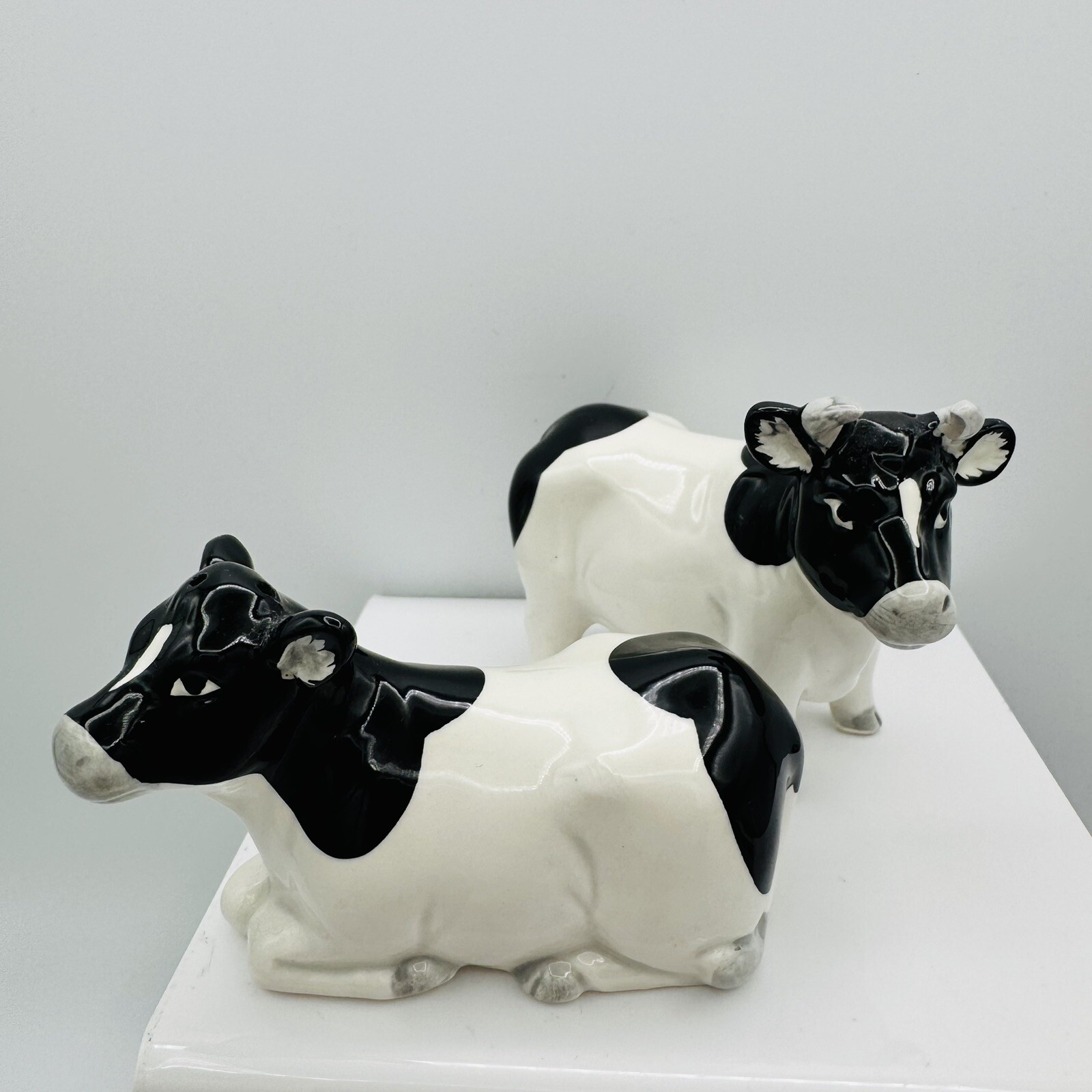 Otagiri Cow Salt Pepper Shakers Vintage