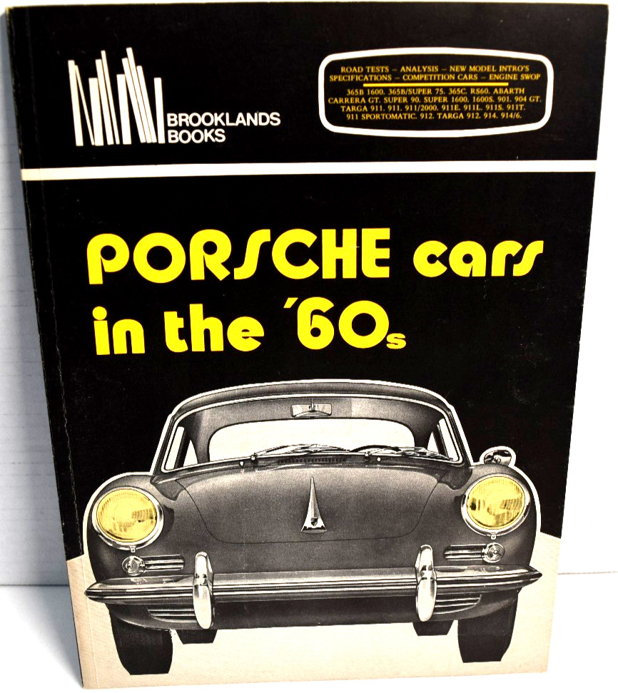 Porsche Cars in The 60's Brooklands Books Road Tests Analysis *VERY GOOD*