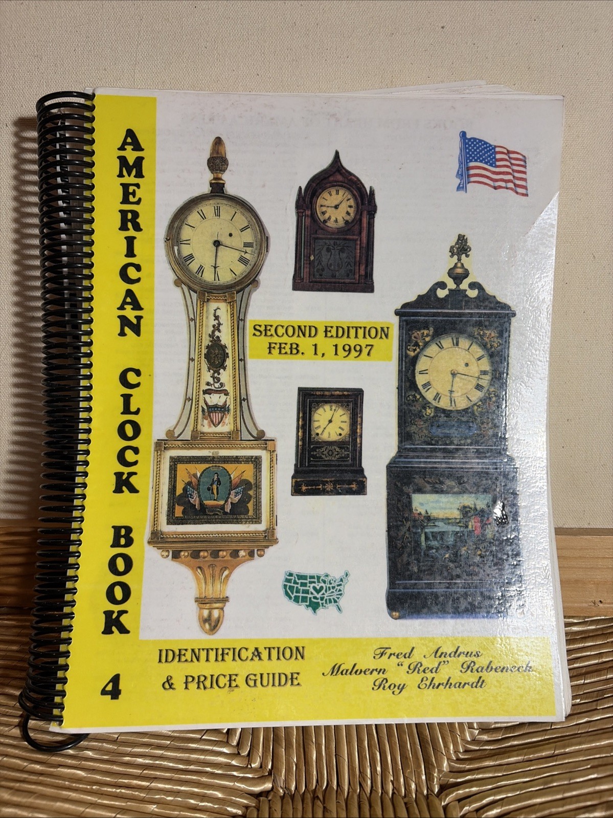 American Clock Book 4 Identification Price Guide Horology 1997 410pp Near Fine