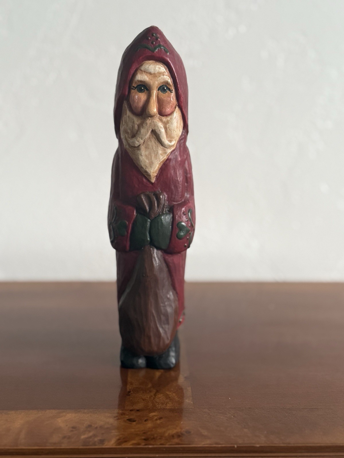 Rare Handcrafted 1996 Lefever\'s Collection Santa - 9.25\