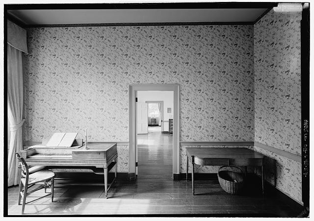 Chillicothe Adena OH 1900s Interior Room Desk Open Doorway Ross County