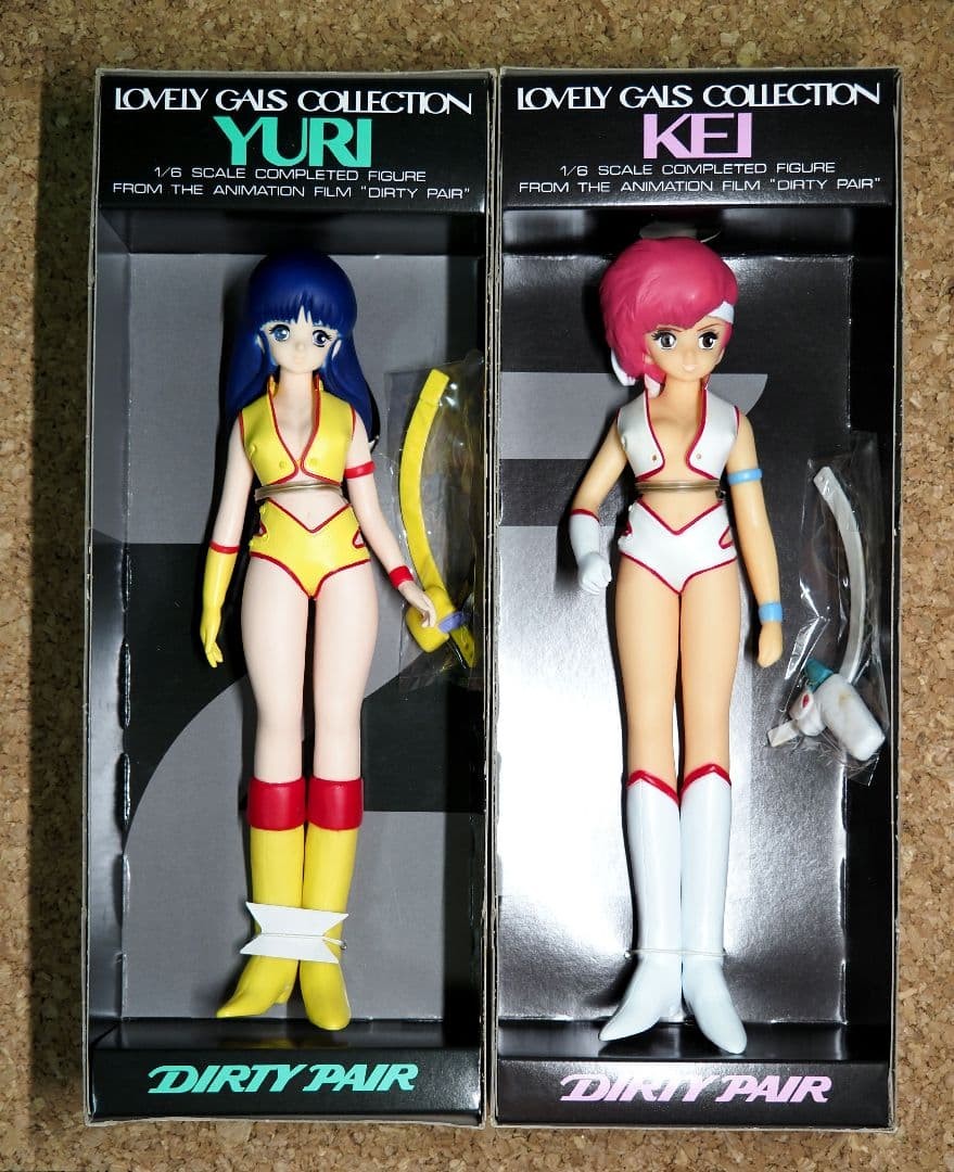 Dirty Pair YURI & KEI Bandai 1/6 Lovely Girls Collection (2 figures)