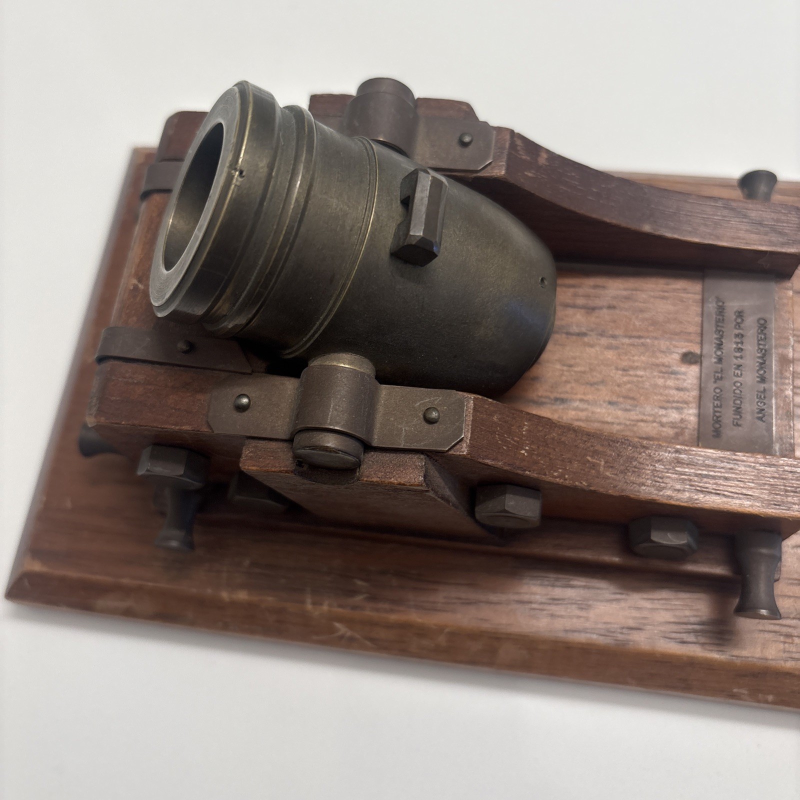 Pedrero espanol replica model cannon — historical Spanish cannon — desk ornament Pedrero espanol replica model cannon — historical Spanish cannon — desk ornament