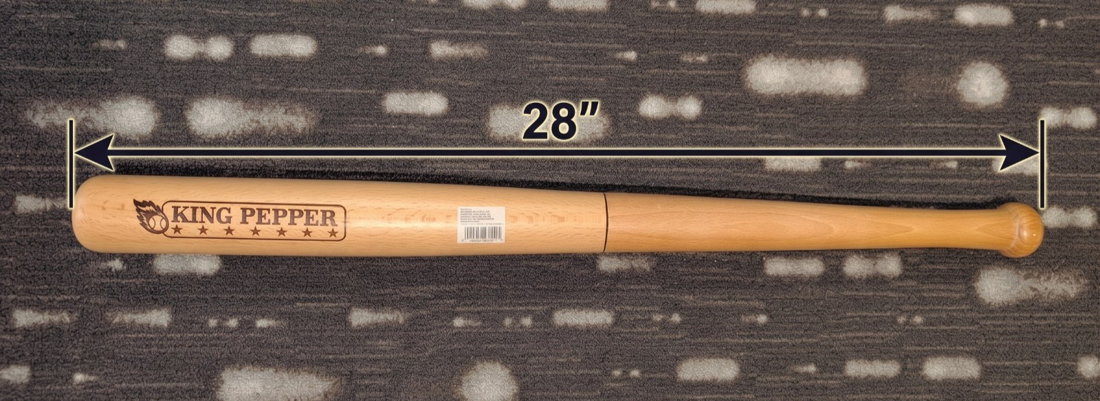 Cole & Mason Wood baseball bat King Pepper Mill Grinder 28