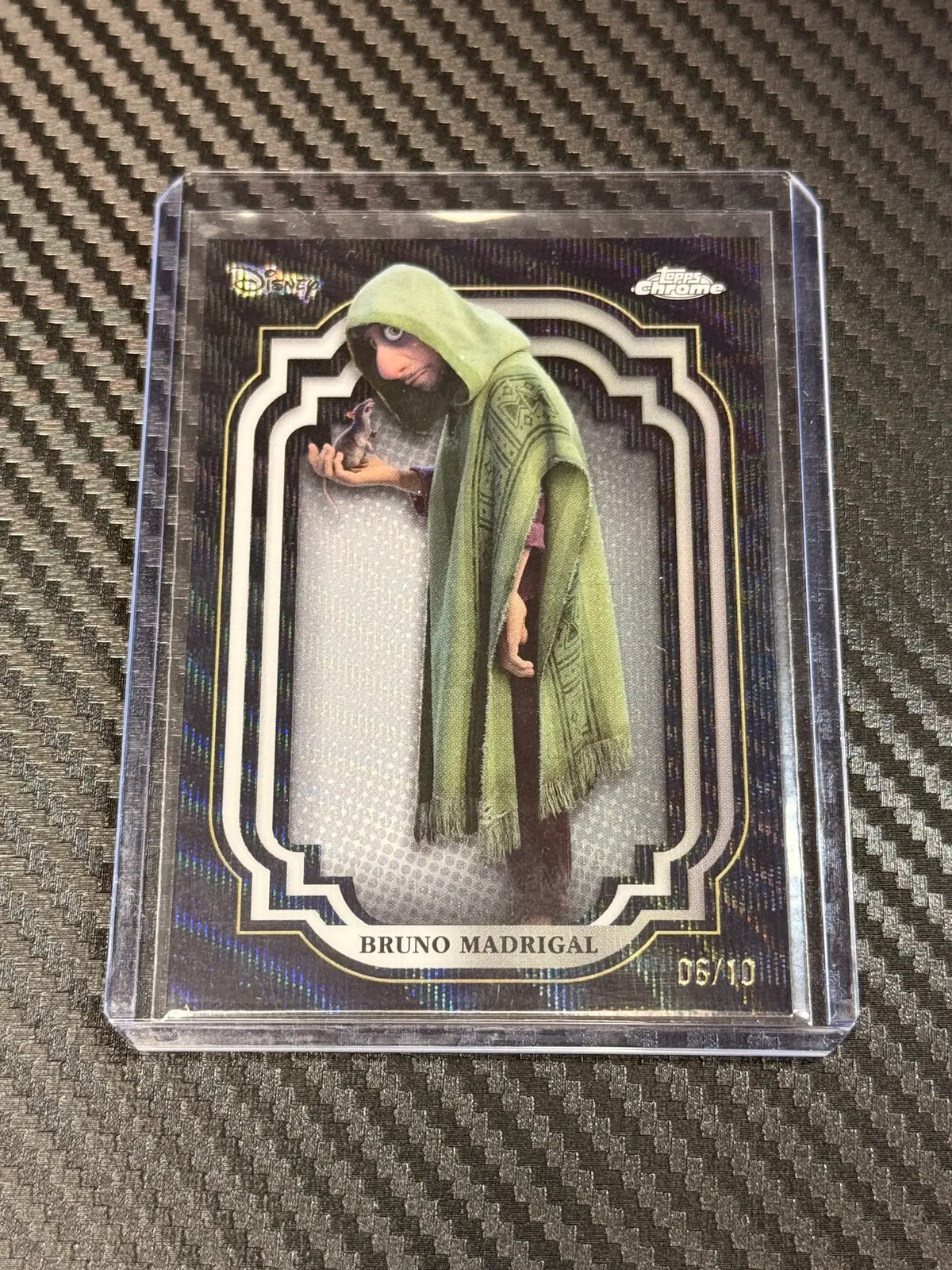2024 Topps Chrome Disney Bruno Madrigal Black /10