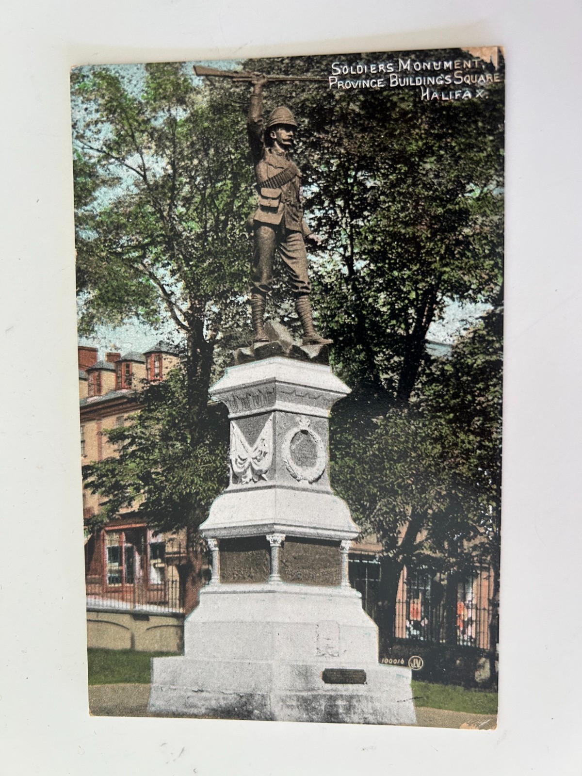 Soldiers Monument Province Building Square Halifax Canada Nova Scotia Postcard