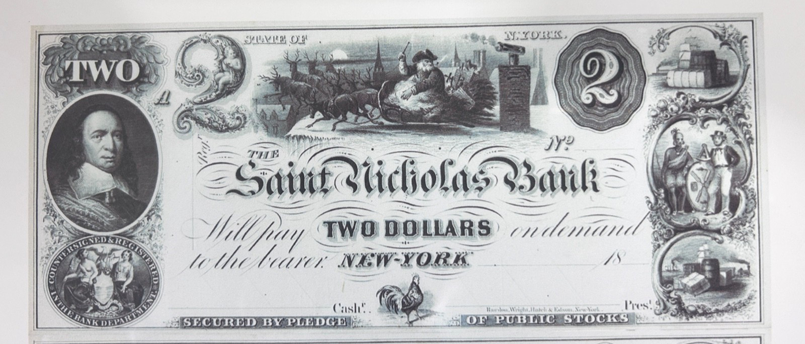 Commemorative Bank Notes. Saint Nicholas Bank. Only for those who still believe