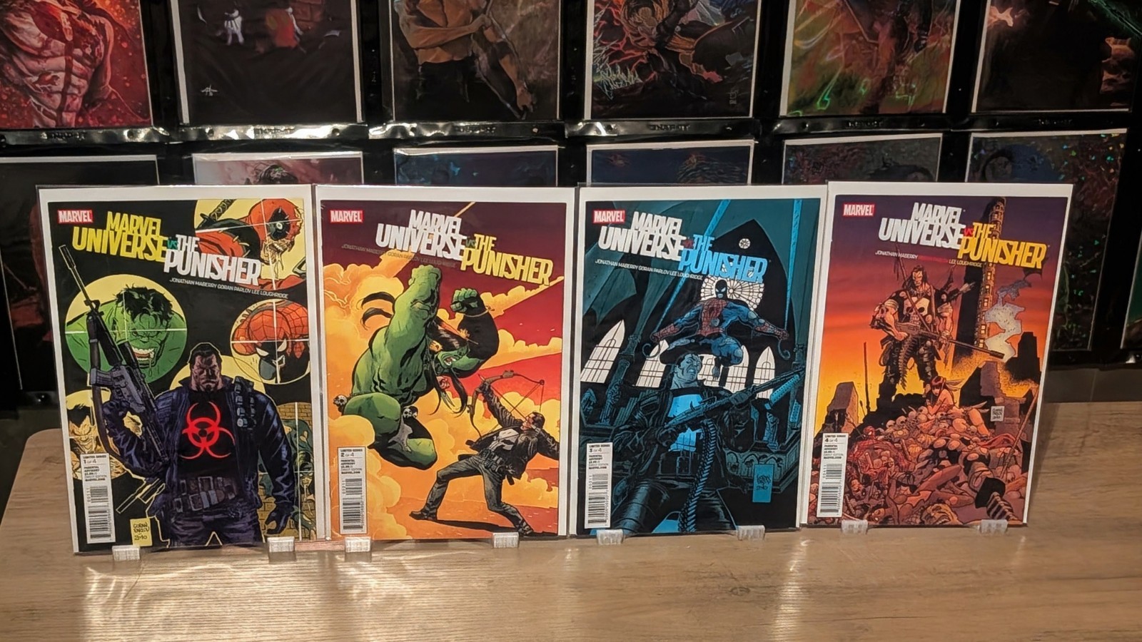 Marvel Universe vs The Punisher #1-4 Complete Set Marvel Comics 2010 Parlov