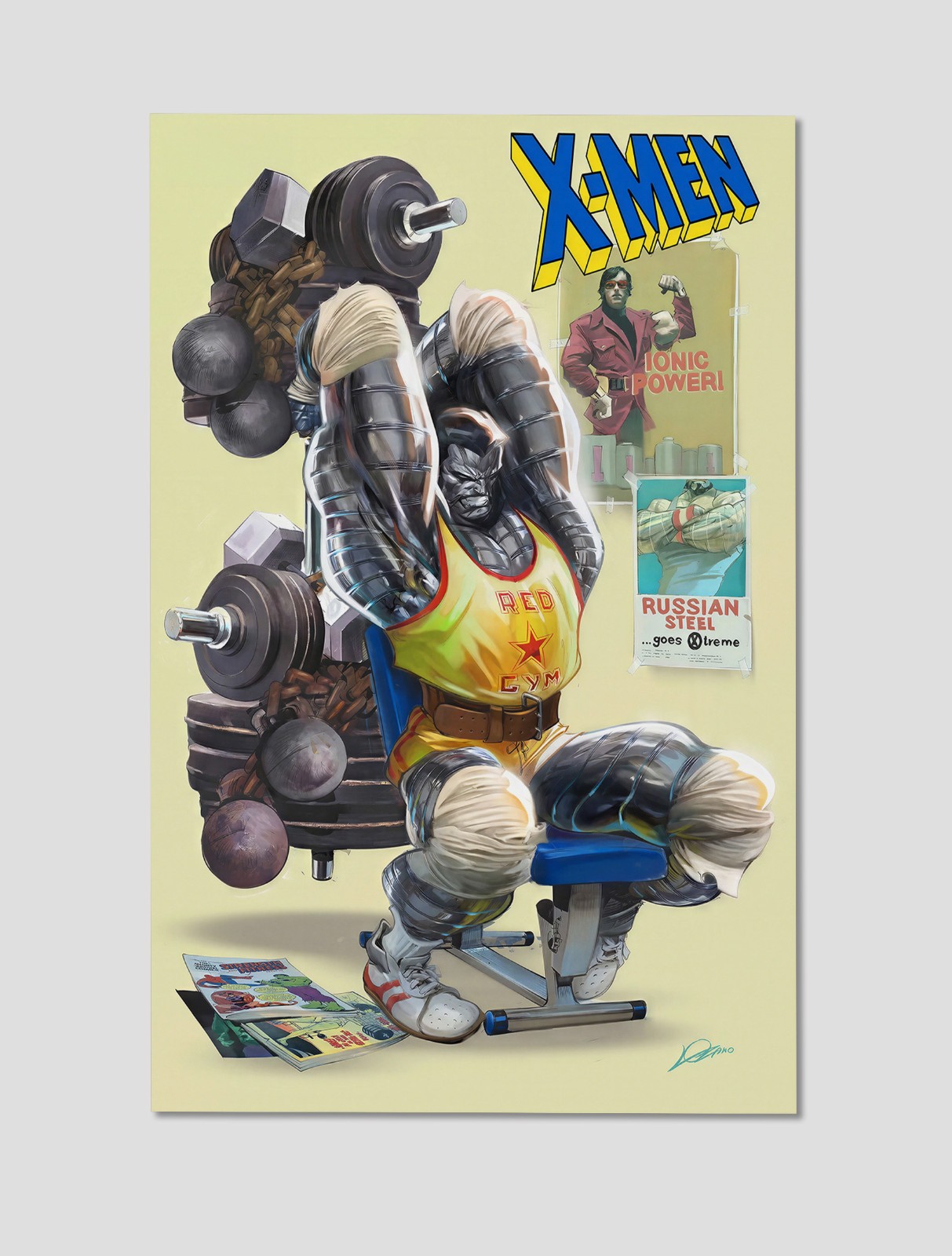 Colossus X-Men #34 80\'s Marvel Premium Giclee Print Poster 11x17 Wall Art