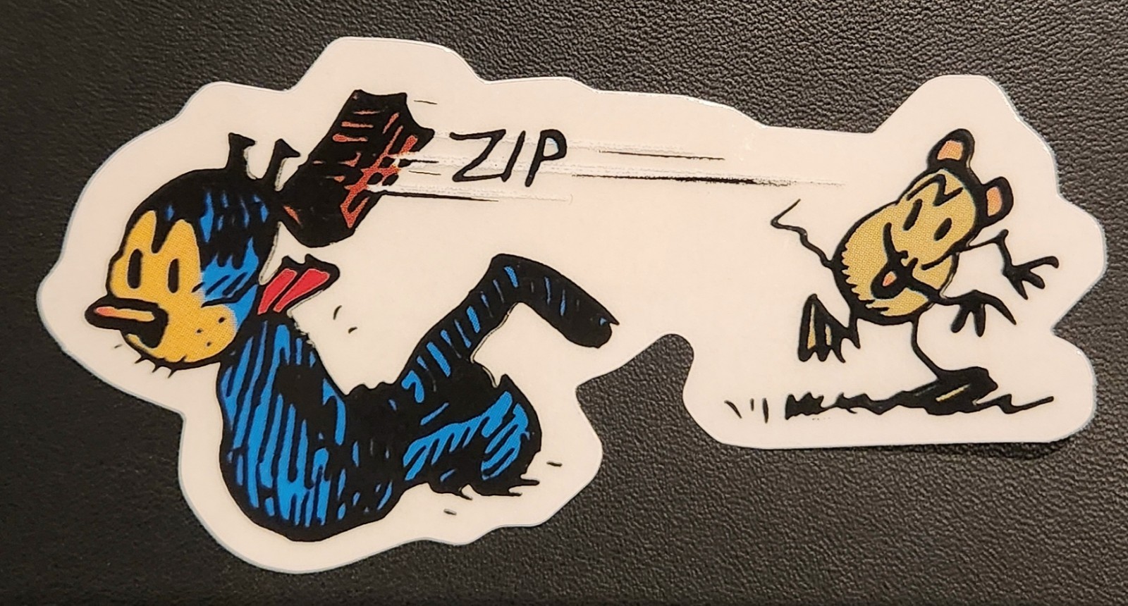 KRAZY KAT & IGNATZ vinyl sticker, original vintage stock, cat cartoon art, RARE KRAZY KAT & IGNATZ vinyl sticker, original vintage stock, cat cartoon art, RARE