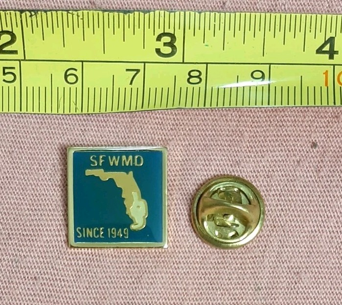 Vintage SFWMD South Florida Water Management District Since 1949 Lapel Pin Vintage SFWMD South Florida Water Management District Since 1949 Lapel Pin
