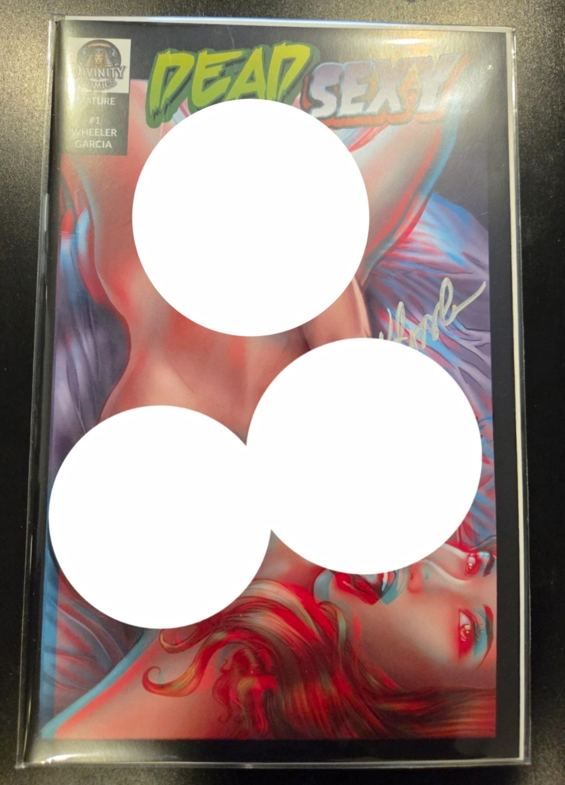 Divinity Comics Dead Sexy #1 Signed Wheeler Garcia Color Comic Naughty Sheer