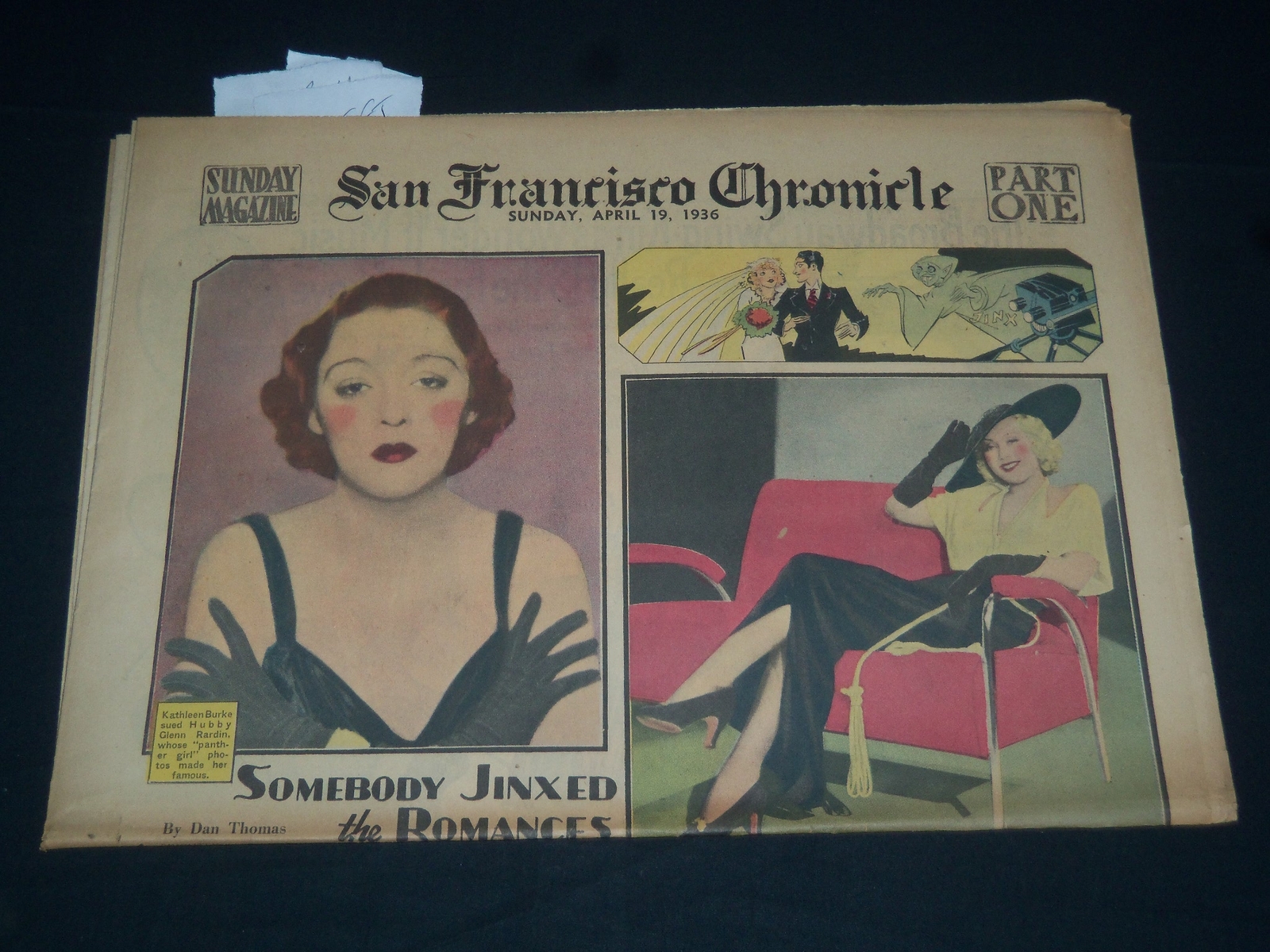 1936 APRIL SAN FRANCISCO CHRONICLE MAGAZINE SECTIONS - GOOSE GOSLIN AD - NP 3712 1936 APRIL SAN FRANCISCO CHRONICLE MAGAZINE SECTIONS - GOOSE GOSLIN AD - NP 3712