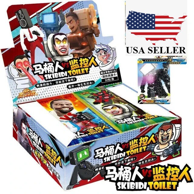 Skibidi Toilet Booster Box Trading Card Game New Sealed 1 Box 32 Pack New US