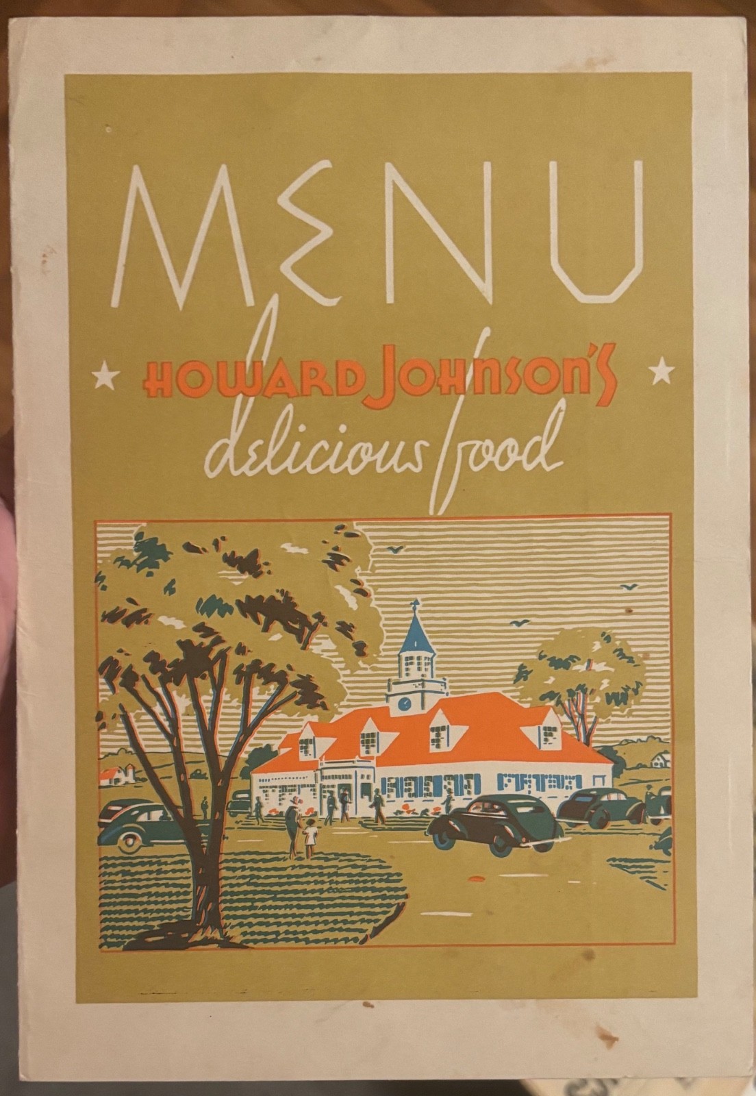 Vintage 1947 Howard Johnson\'s of Florida Restaurant Menu