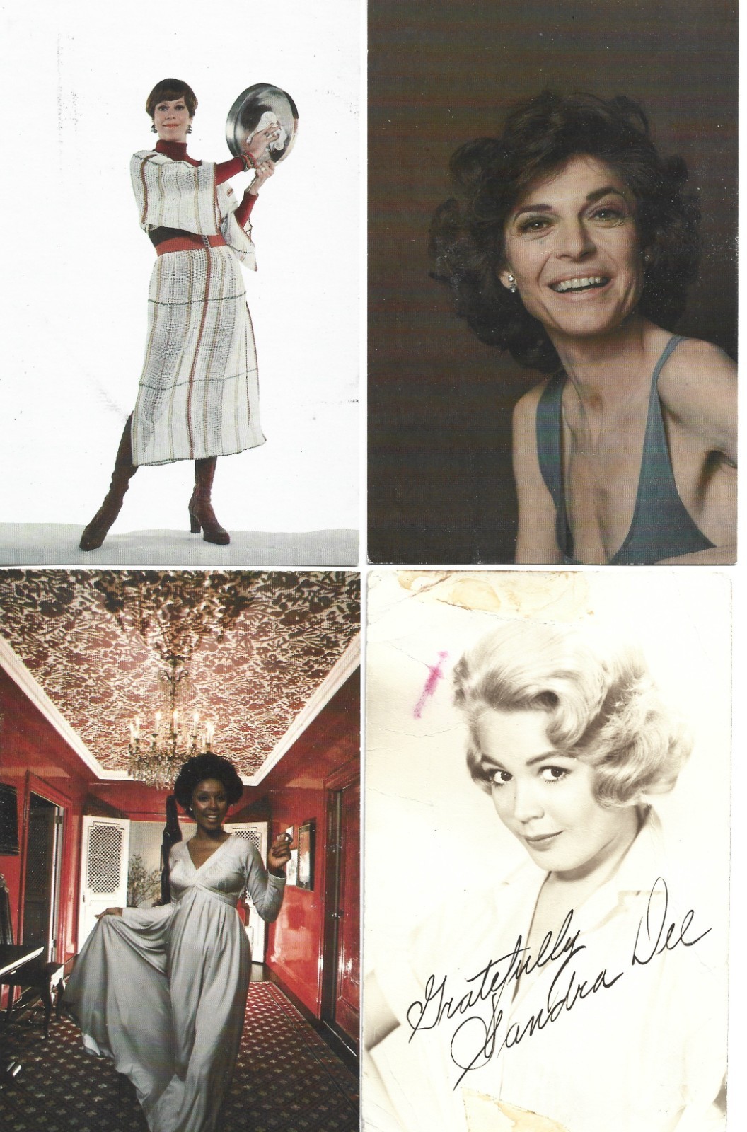 1962-78, MOVIE ACTRESSES,CAROL BURNETT, ANNE BANCROFT, DIAHANN CAROL, SANDRA DEE