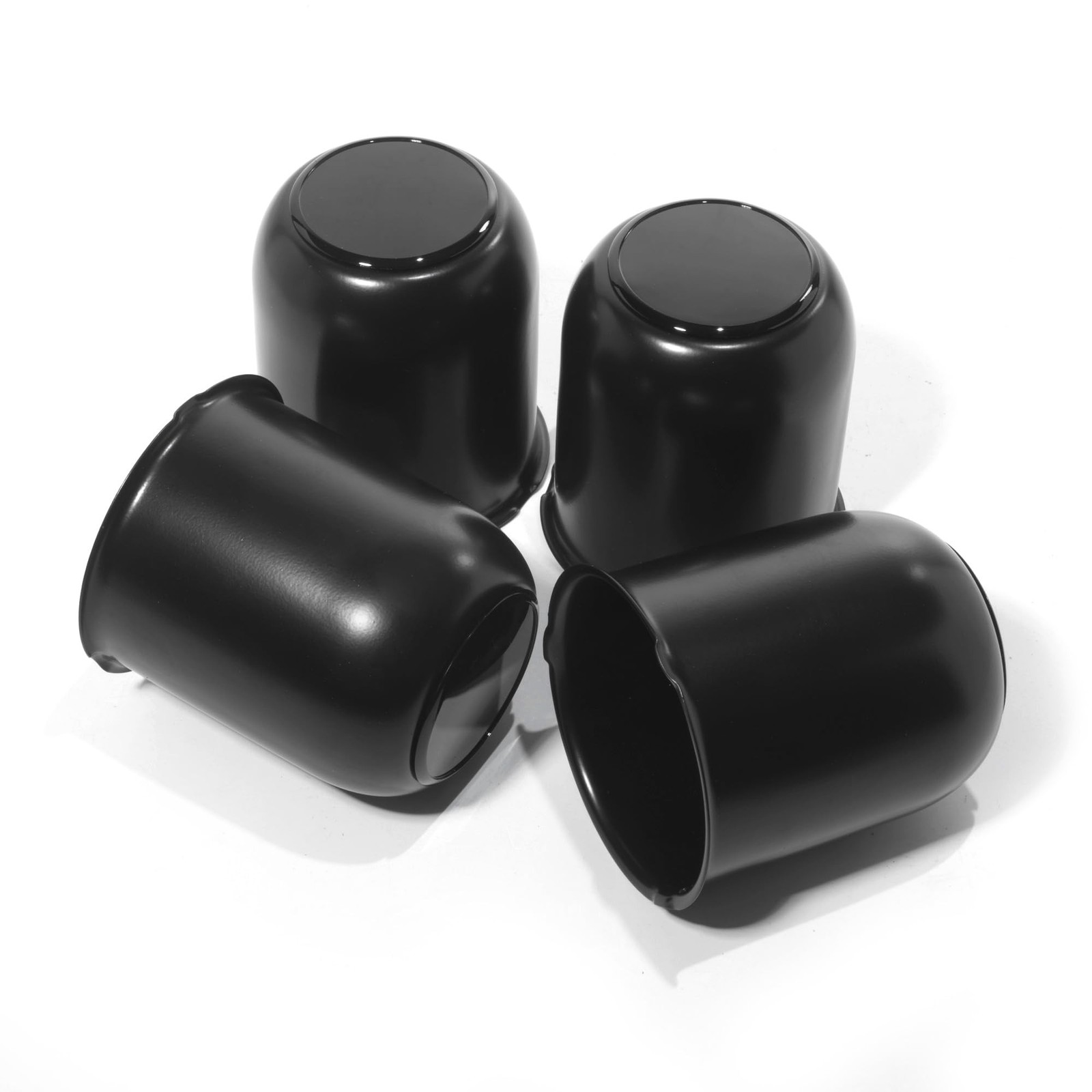 4Pcs 3.19in Trailer Wheel Center Caps Push Through Carbon Steel Hub caps for ...