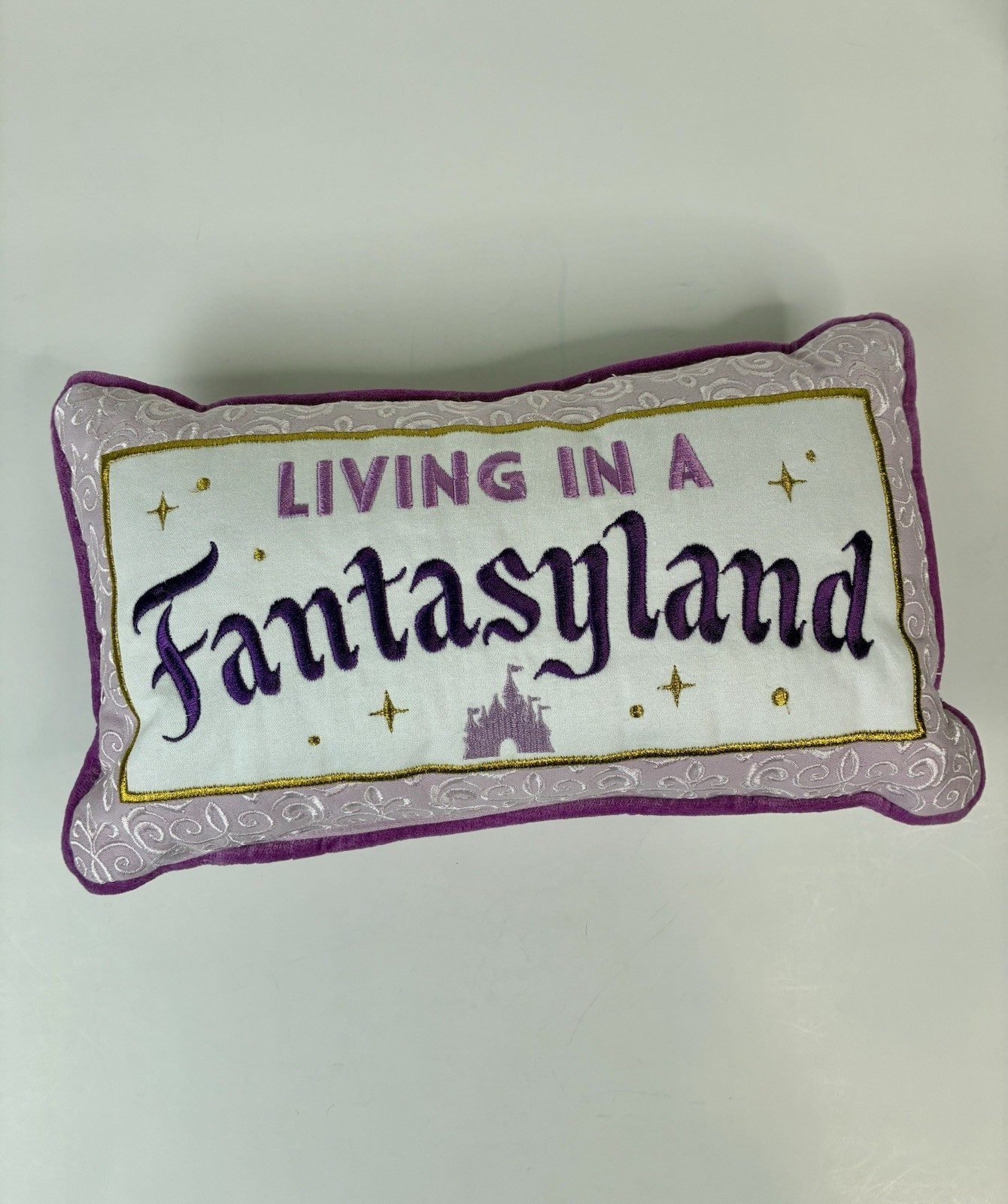 2026 Disney Parks Living In A Fantasyland Throw Pillow