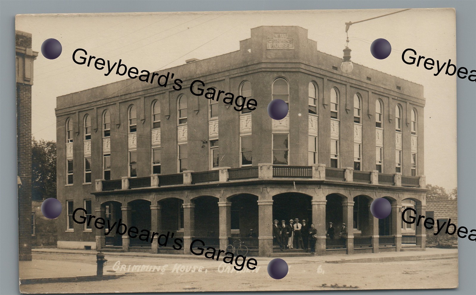 RPPC Crimmins House Hotel CAMDEN NY New York Oneida County Real Photo Postcard