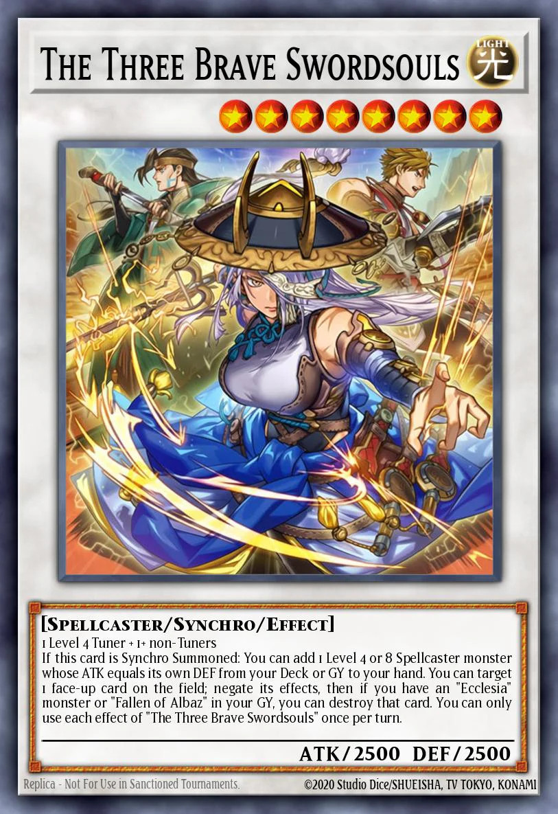Yugioh CORI-EN100 - The Three Champions of Swordsoul - Super Rare