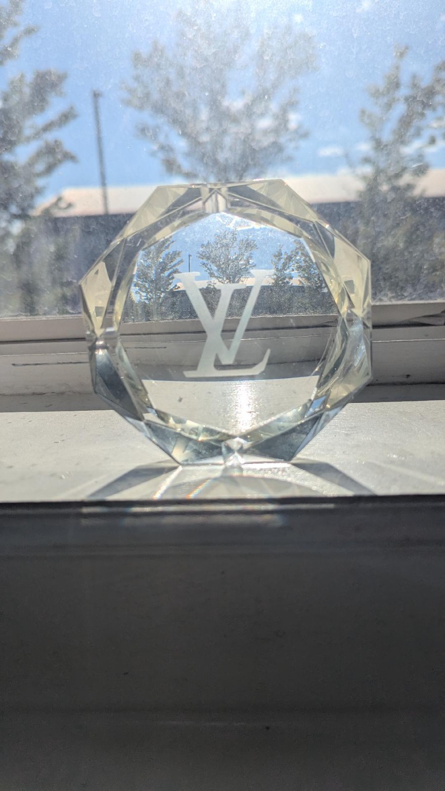 Louis Vuitton Ashtray/Paperweight (VINTAGE)