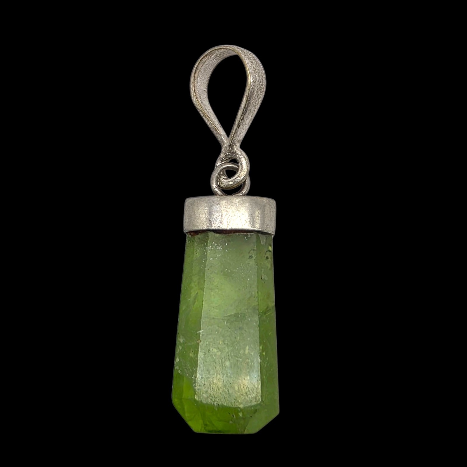 Peridot Crystal  Pendant  / Peridot Necklace 