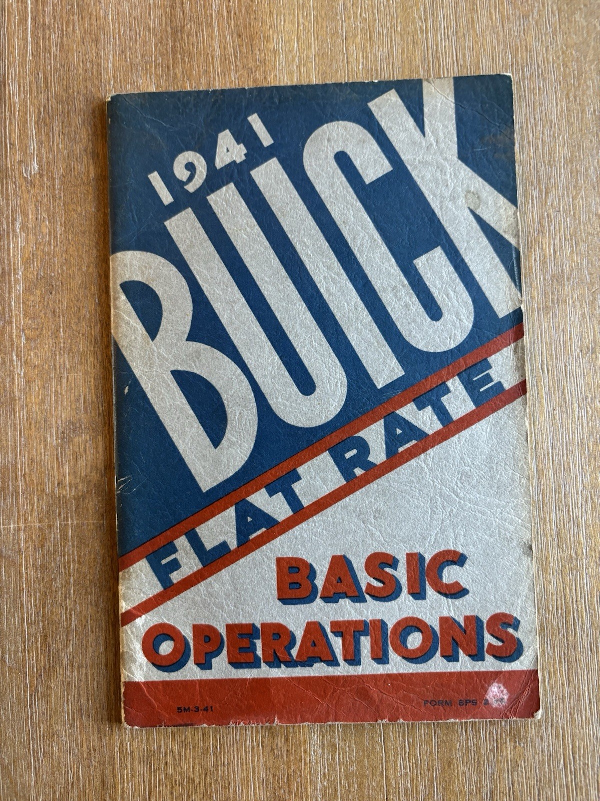 Vintage 1941 Buick Original Dealer Flat Rate Basic Operations Booklet 30 Pages