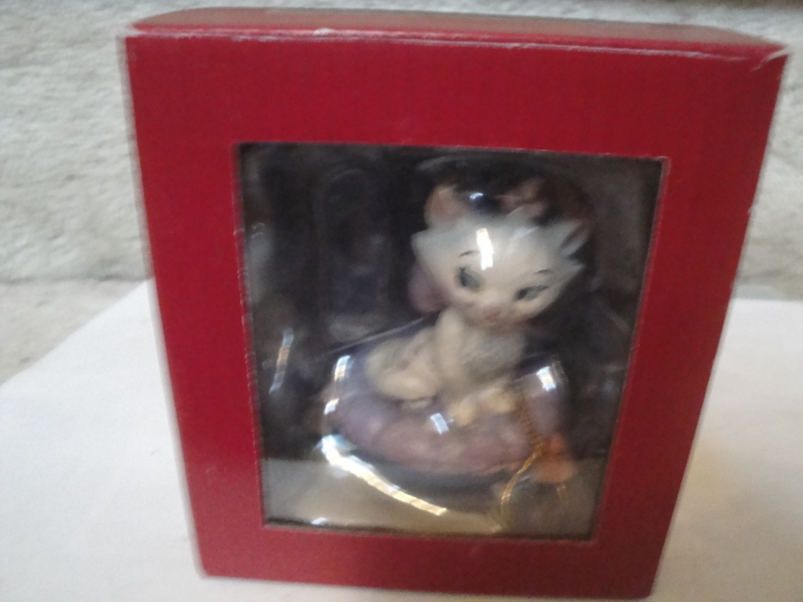 NEW Jim Shore Disney Aristocats Mini Marie On Pillow Christmas Ornament  