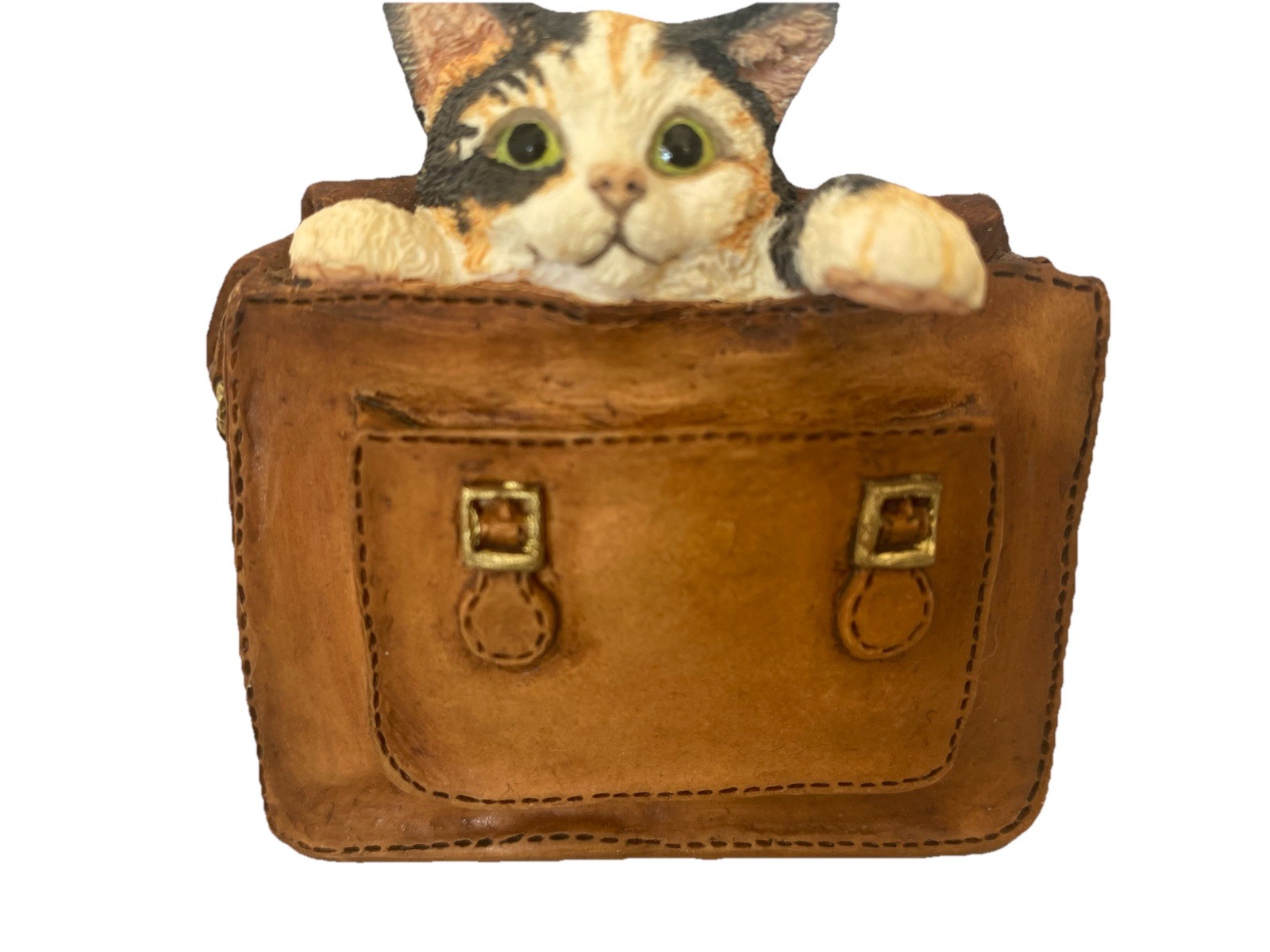 Kitten Tales 1998 Kitten In Satchel 484016 Castle Gifts