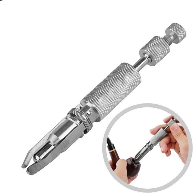 NEW Senior Adjustable Tobacco Pipe Reamer 6 Blades Carbon Scraper Remover