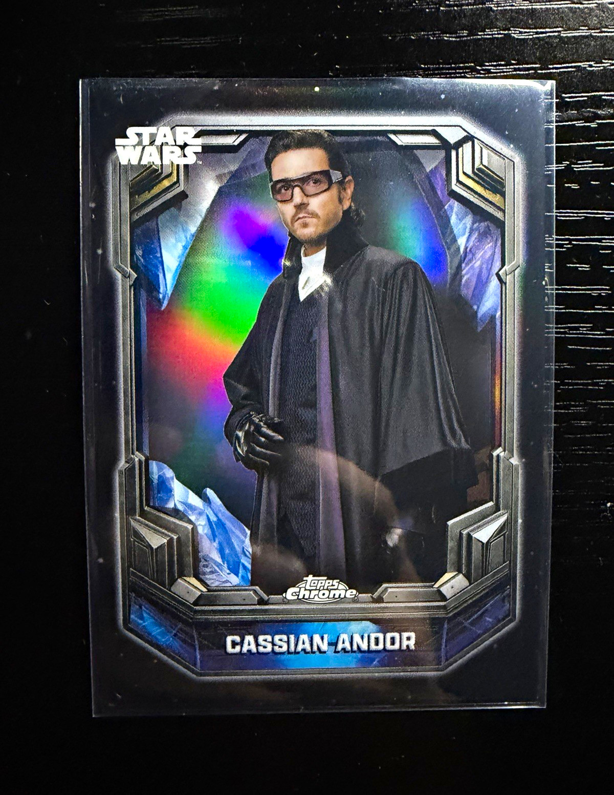 Topps 2026 Chrome Star Wars Cosmic Crystals Cassian Andor COS-27 Insert SSP