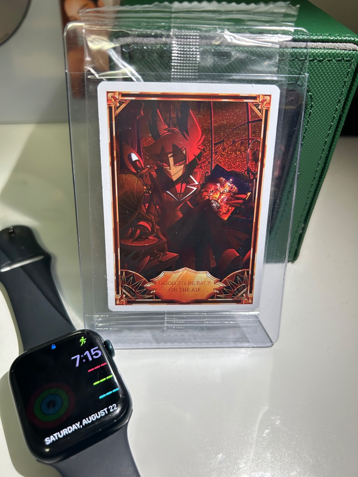 Hazbin Hotel Card - Alastor GOOD TO BE BACK ON THE AIR FOIL Promo PR-05 - SEALED