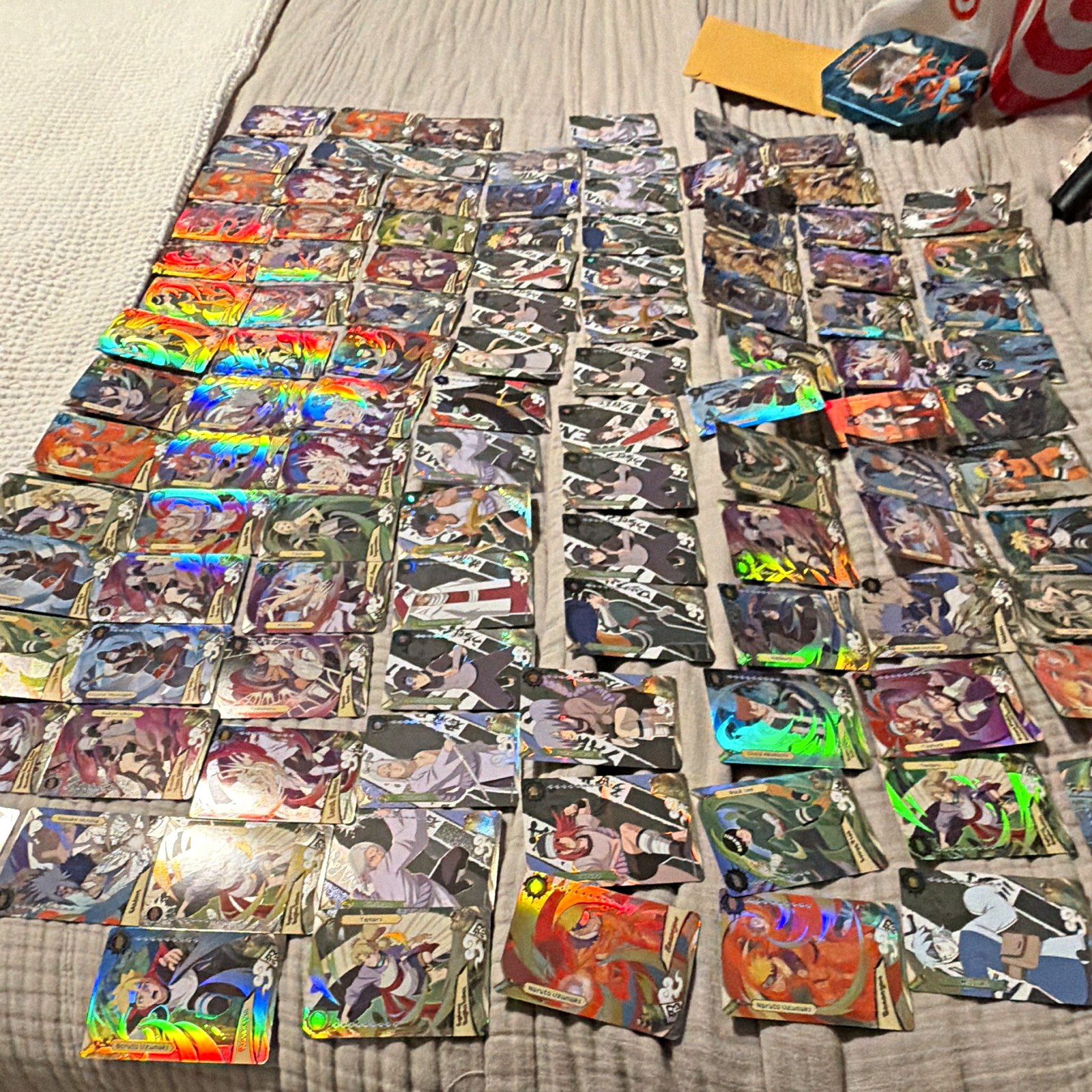  Bandai NARUTO tcg LOT 116 – SSR / UR HOLO FOIL , Sasuke, Rock Lee