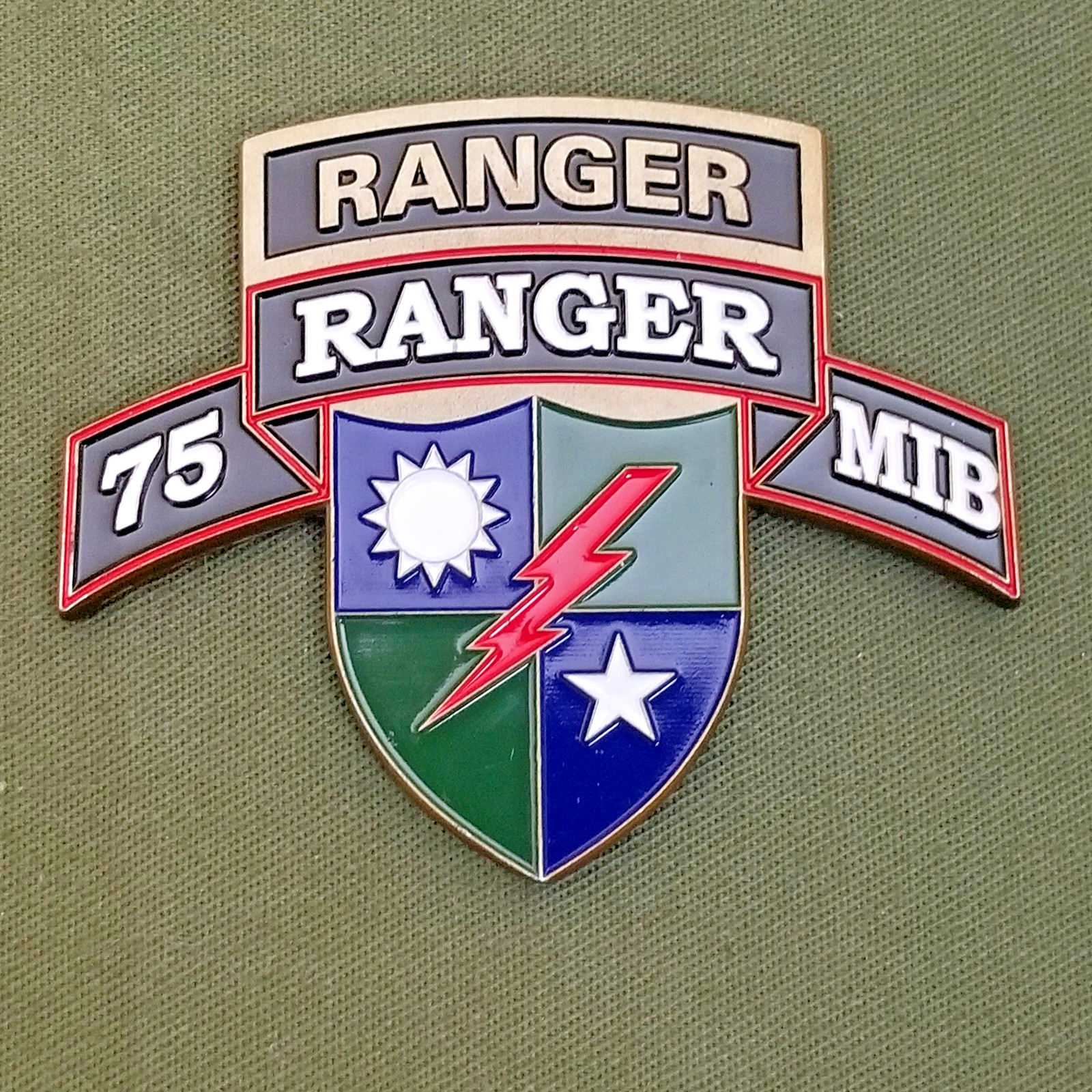 JSOC, TIER 1, 75TH RANGERS, MILITARY INTELLIGENCE BATTALION, MICO CHALLENGE COIN