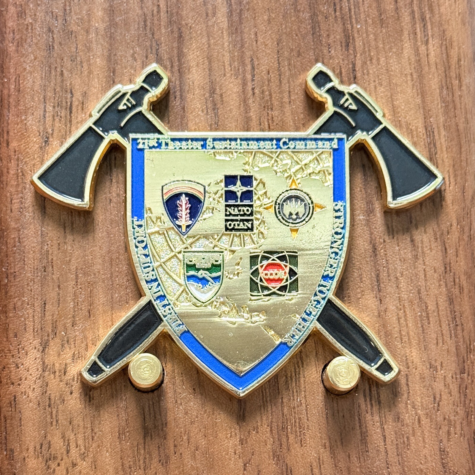 21st Theater Sustainment Command G9 Challenge Coin  W#9