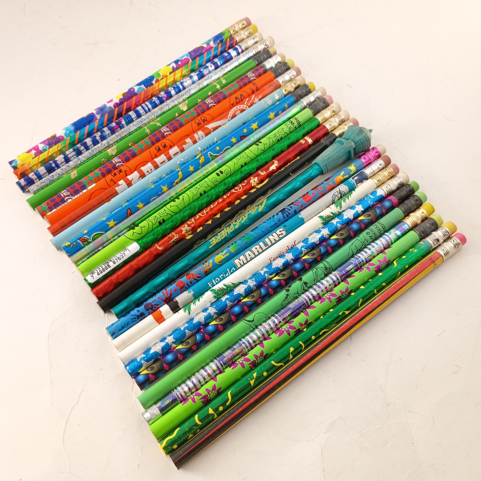 1990s - 90s - Lot of 26 Vintage Novelty Pencils - Unused - NEW - 1990s - 90s - Lot of 26 Vintage Novelty Pencils - Unused - NEW -