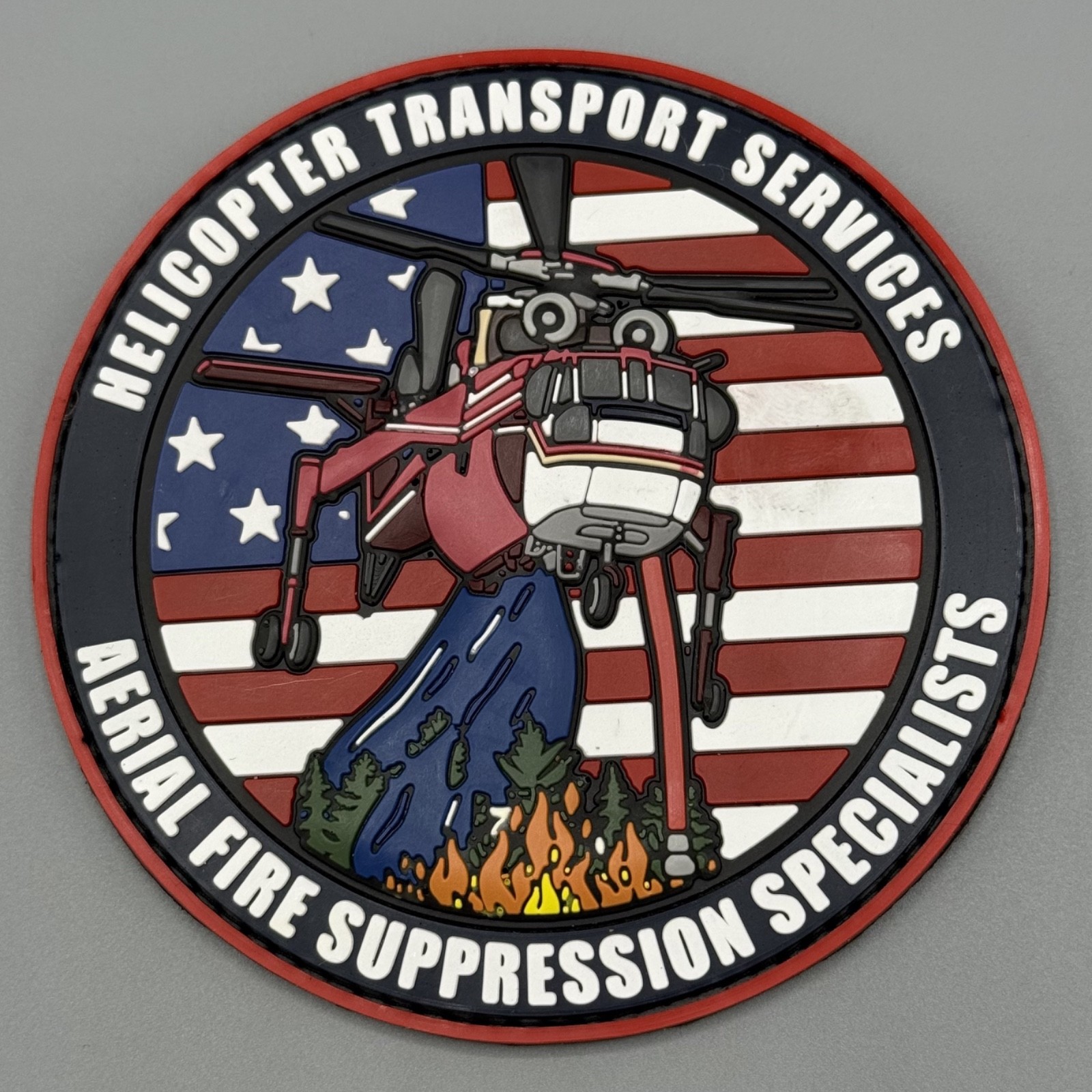 U.S. Helicopter Transport Services Patch Aerial Fire Suppression Specialists U.S. Helicopter Transport Services Patch Aerial Fire Suppression Specialists