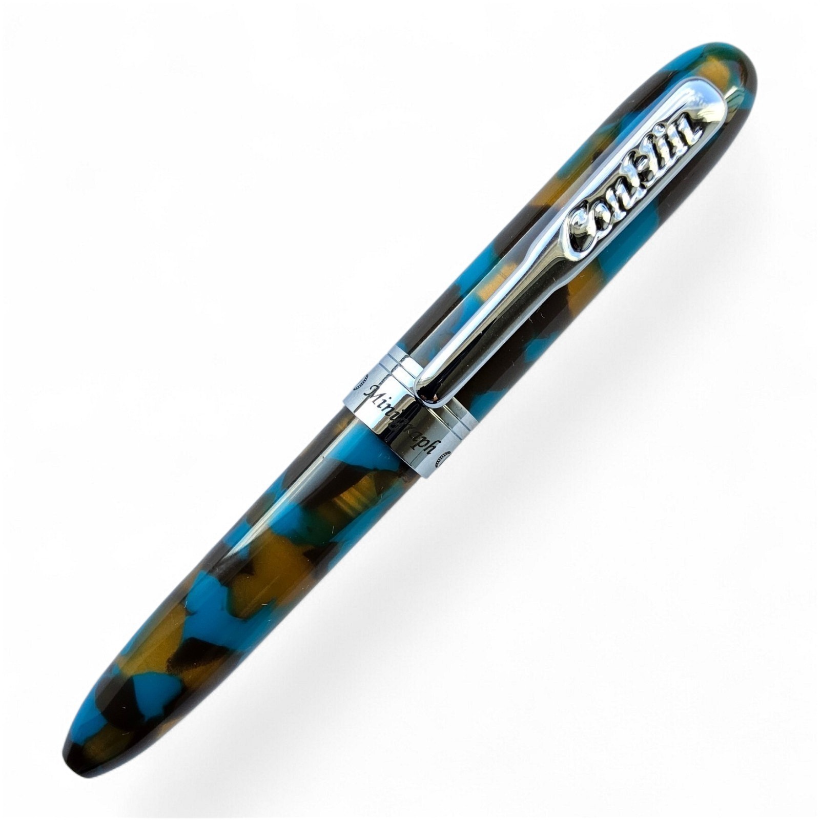 Minigraph Ballpoint Pen Blue Baltic Resin  Compact 