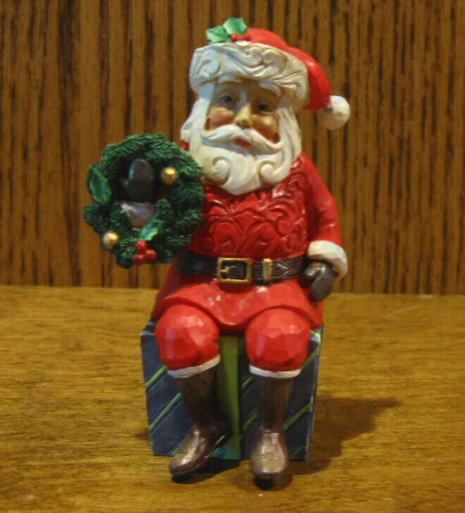 Jim Shore Heartwood Creek Mini\'s 6011487 SANTA SITTING  3.74\