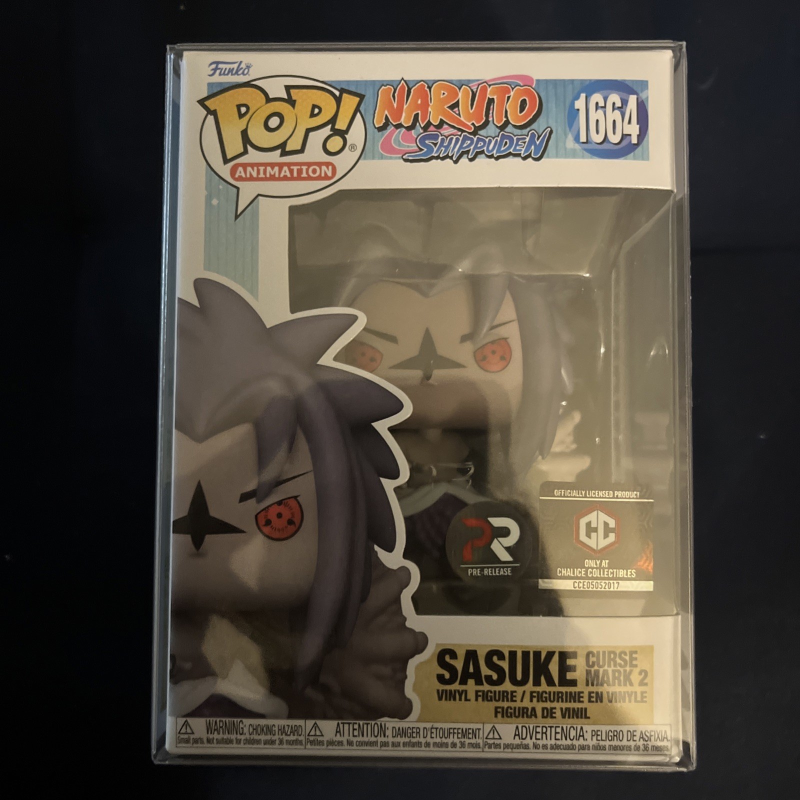 Pop Naruto Shippuden #1664 Sasuke Curse Mark 2 Special Edition W/case