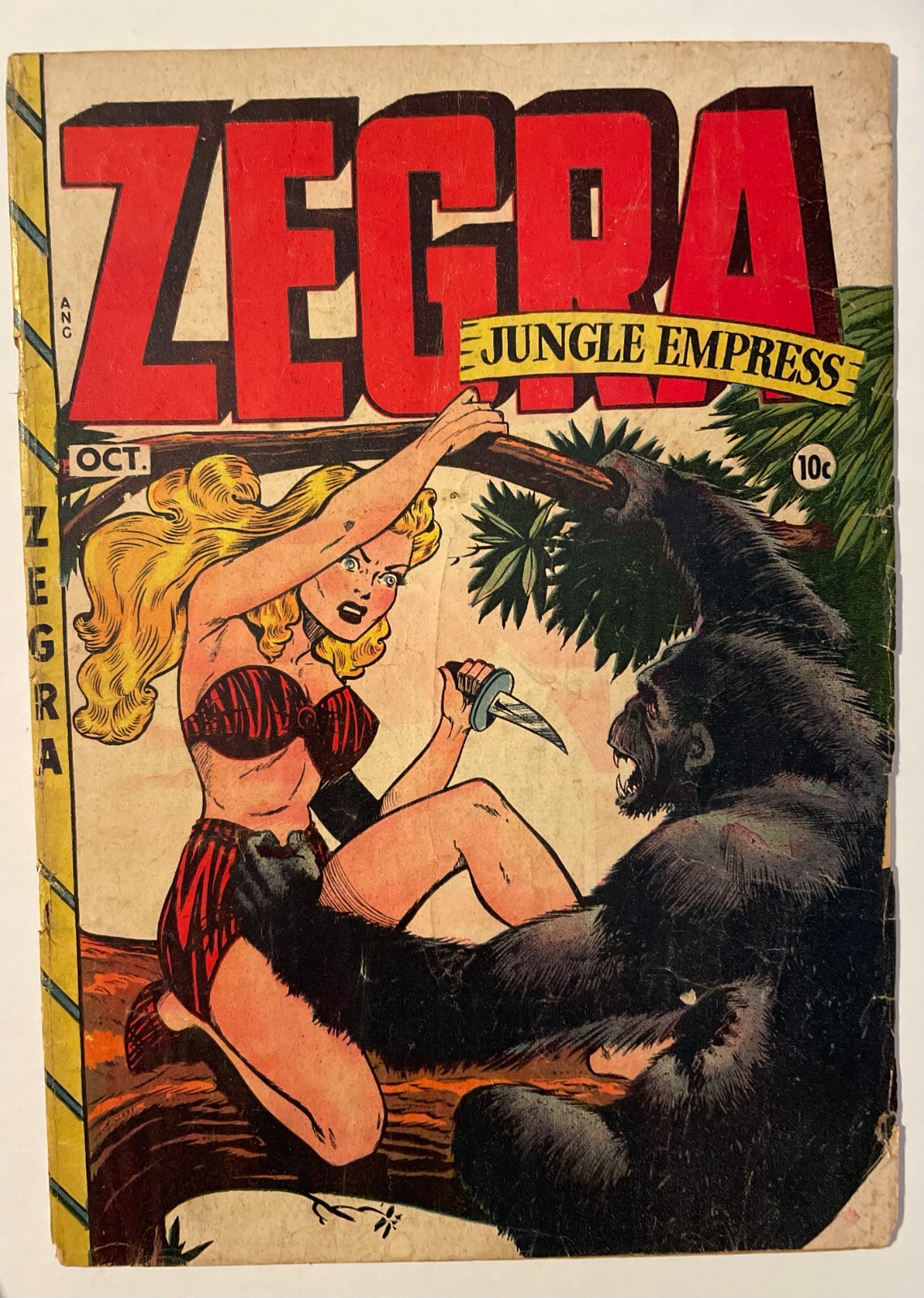 Zegra Jungle Empress 2 Fox Feature Syndicate Golden Age 1948 2.5 Good+